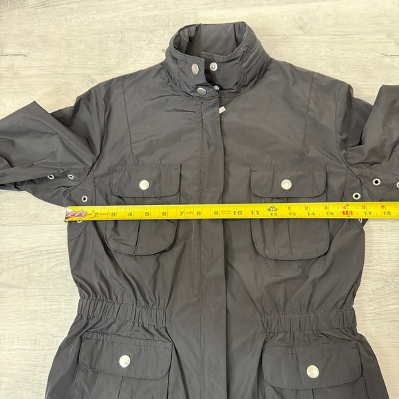 United Colors Of Benetton Black Utility Jacket Size 42 US 6 - Picture 14 of 17